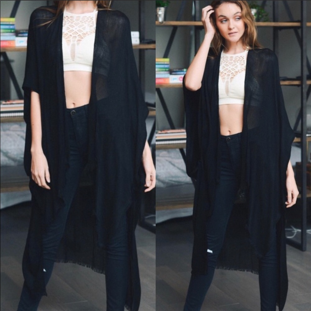 Black kimono